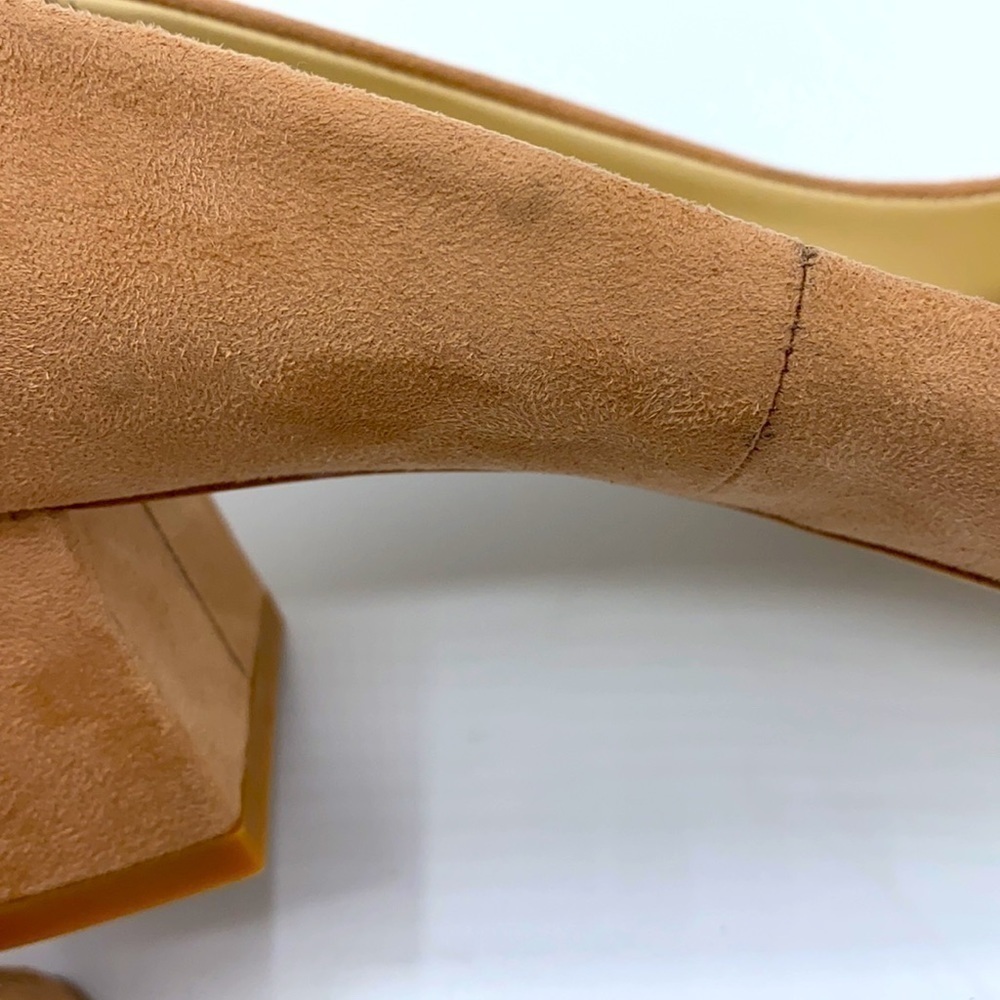 Zara Basic Block Heel w/Bow NWT - image 13